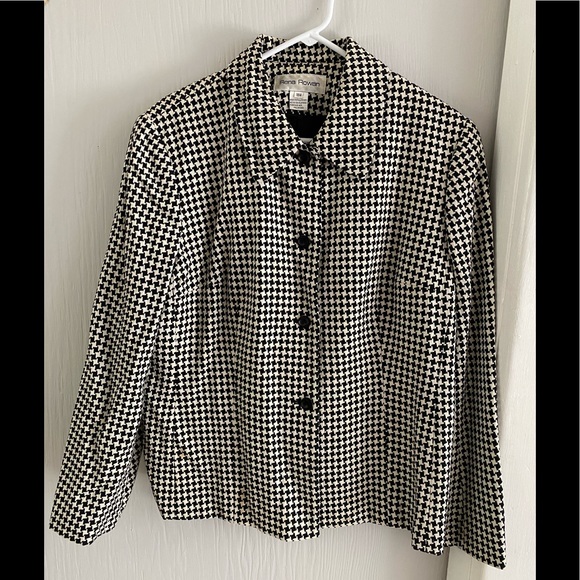 Women’s Rena Rowan black and white checked 18W jacket - Picture 1 of 6